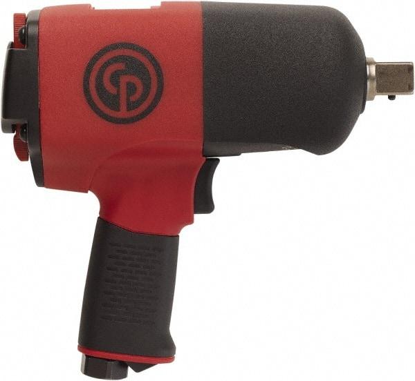 Chicago Pneumatic - 3/4" Drive, 6,500 RPM, 922 Ft/Lb Torque Impact Wrench/Ratchet - Pistol Grip Handle, 1,000 IPM, 38 CFM, 90 psi, 3/8" NPT Inlet - Americas Industrial Supply