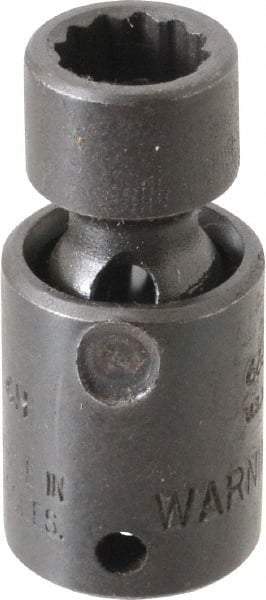 Proto - 1/4" Drive 8mm Standard Universal Impact Socket - 12 Points, 1-19/64" OAL - Americas Industrial Supply