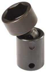 Proto - 3/8" Drive 5/8" Standard Universal Impact Socket - 6 Points, 2-3/32" OAL - Americas Industrial Supply
