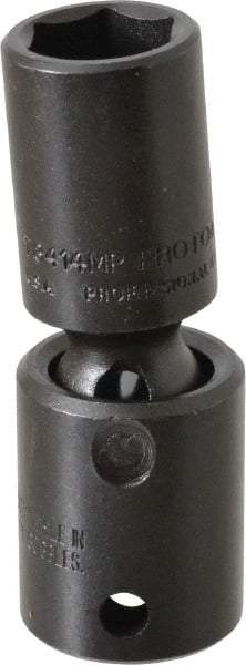 Proto - 3/8" Drive 14mm Deep Universal Impact Socket - 6 Points, 2-19/32" OAL - Americas Industrial Supply
