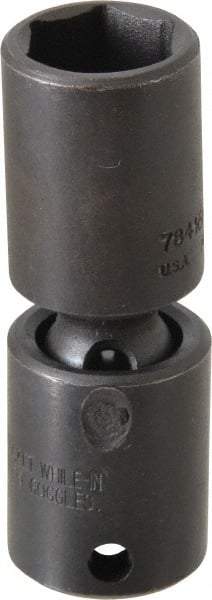 Proto - 3/8" Drive 16mm Deep Universal Impact Socket - 6 Points, 2-11/16" OAL - Americas Industrial Supply