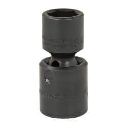 Proto - 1/2" Drive 18mm Standard Universal Impact Socket - 6 Points, 2-11/16" OAL - Americas Industrial Supply
