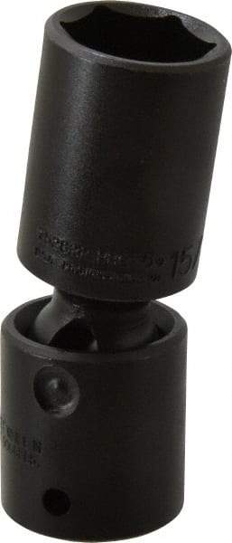 Proto - 1/2" Drive 15/16" Deep Universal Impact Socket - 6 Points, 3-51/64" OAL - Americas Industrial Supply