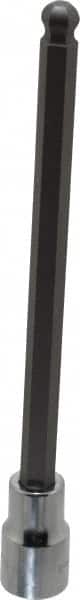 Blackhawk by Proto - 3/8" Drive, 8mm Hex Bit Socket - 6" OAL, 5-23/64" Bit Length, Ball End - Americas Industrial Supply