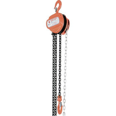 Vestil - 2,000 Lb Lifting Capacity, 15' Lift Height, Hand Hoist - Made from Chain - Americas Industrial Supply