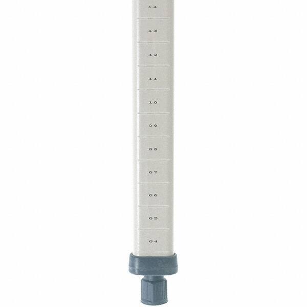 Metro - 63" High, Open Shelving Post - Polymer, Use with Metro Max I Shelving - Americas Industrial Supply