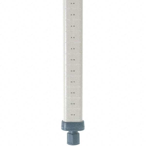 Metro - 86" High, Open Shelving Post - Polymer, Use with Metro Max I Shelving - Americas Industrial Supply