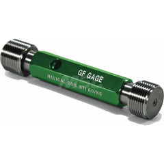 Plug Thread Gage: M12x1.75 Thread, 6H Class, Double End, Go & No Go Handle Included