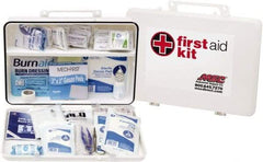 Medique - 200 Piece, 50 Person, Industrial First Aid Kit - 13-3/4" Wide x 9-1/2" Deep x 3" High, Plastic Case - Americas Industrial Supply