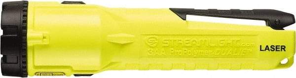 Streamlight - White LED Bulb, 150 Lumens, Industrial/Tactical Flashlight - Yellow Polycarbonate Body, 3 AA Alkaline Batteries Included - Americas Industrial Supply