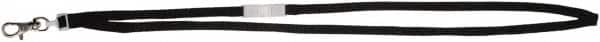 ADVANTUS - Lanyards Material: Nylon Color: Black - Americas Industrial Supply