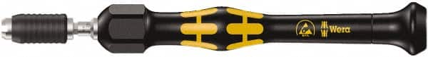 Wera - 1 Piece, 0.05 to 0.11 N/m, Adjustable Torque Limiting Screwdriver - 0.1575" Drive - Americas Industrial Supply