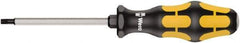 Wera - T27 Torx Driver - 125mm Blade Length, Ergonomic Handle - Americas Industrial Supply