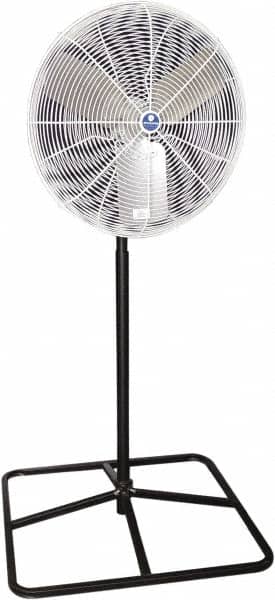 Schaefer Ventilation Equipment - 20" Blade, 1/4 hp, 3,000 & 4,050 CFM, Industrial Circulation Fan - Fan Head Only, 2 Speed - Americas Industrial Supply