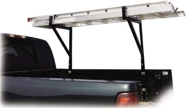 Erickson Manufacturing - Steel Ladder Rack - 34" Wide, Black, For Use with Any Truck - Americas Industrial Supply