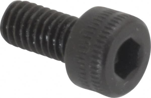 Holo-Krome - M4x0.70 Metric Coarse Hex Socket Drive, Socket Cap Screw - Grade 12.9 Alloy Steel, Black Oxide Finish, Fully Threaded, 8mm Length Under Head - Americas Industrial Supply