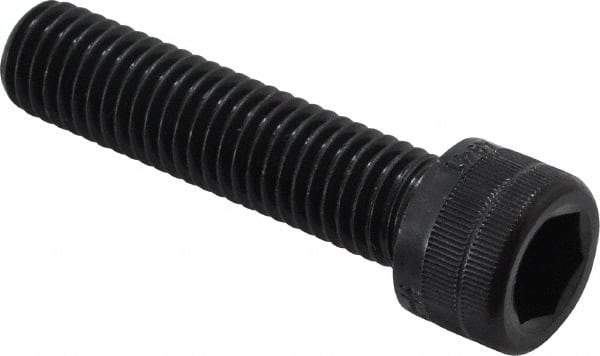 Holo-Krome - M12x1.75 Metric Coarse Hex Socket Drive, Socket Cap Screw - Grade 12.9 Alloy Steel, Black Oxide Finish, Fully Threaded, 50mm Length Under Head - Americas Industrial Supply