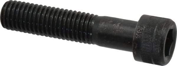 Holo-Krome - M12x1.75 Metric Coarse Hex Socket Drive, Socket Cap Screw - Grade 12.9 Alloy Steel, Black Oxide Finish, Fully Threaded, 55mm Length Under Head - Americas Industrial Supply