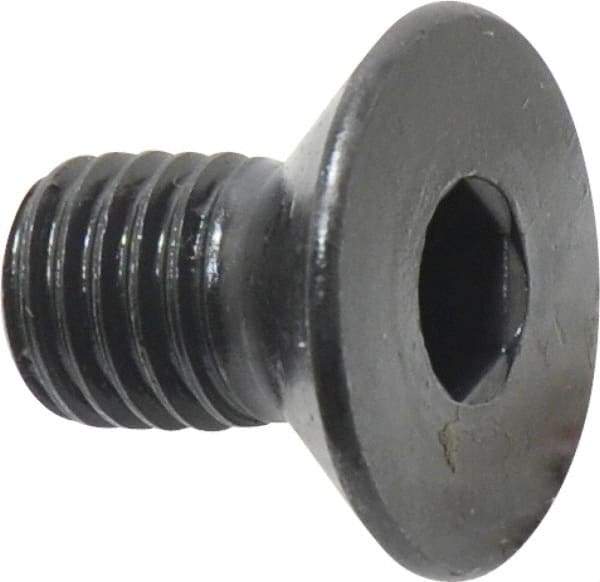 Holo-Krome - M12x1.75 Metric Coarse Hex Socket Drive, 90° Flat Screw - Grade 12.9 Alloy Steel, Black Oxide Finish, Fully Threaded, 20mm OAL - Americas Industrial Supply