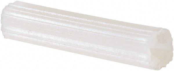 Value Collection - 3/16" Diam, 3/16" Drill, 1" OAL, Plug Concrete Anchor - Plastic - Americas Industrial Supply