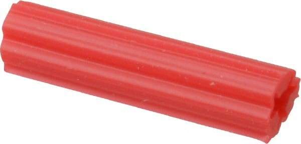 Value Collection - 15/64" Diam, 15/64" Drill, 1" OAL, Plug Concrete Anchor - Plastic - Americas Industrial Supply