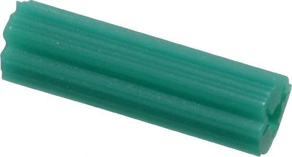 Value Collection - 1/4" Diam, 1/4" Drill, 1" OAL, Plug Concrete Anchor - Plastic - Americas Industrial Supply