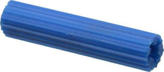 Value Collection - 5/16" Diam, 5/16" Drill, 1-1/2" OAL, 1-1/8" Min Embedment Plug Concrete Anchor - Plastic - Americas Industrial Supply
