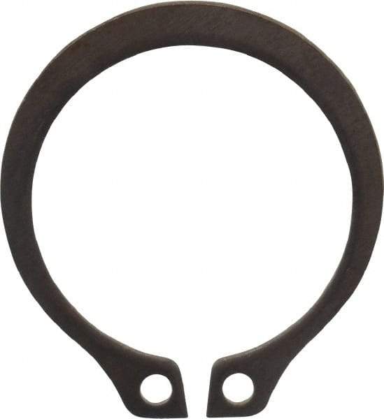Rotor Clip - 0.588" Groove Diam, 5/8" Shaft Diam, Zinc-Plated Stainless Steel, Snap External Retaining Rings - 0.039" Groove Width, 0.018" Groove Depth, 0.035" Ring Thickness, Grade 15-7 Grade 632 - Americas Industrial Supply