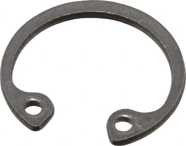 Rotor Clip - 0.035" Thick, Stainless Steel Snap Internal Retaining Ring - 0.039" Groove Width, 0.015" Groove Depth, 0.53" Groove Diam, Grade 15-7 Grade 632 - Americas Industrial Supply
