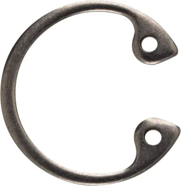 Rotor Clip - 0.035" Thick, Stainless Steel Snap Internal Retaining Ring - 0.039" Groove Width, 0.017" Groove Depth, 0.596" Groove Diam, Grade 15-7 Grade 632 - Americas Industrial Supply