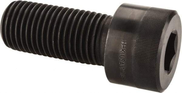 Holo-Krome - 1-1/2 - 6 UNC Hex Socket Drive, Socket Cap Screw - Alloy Steel, Black Oxide Finish, Fully Threaded, 3-1/2" Length Under Head - Americas Industrial Supply