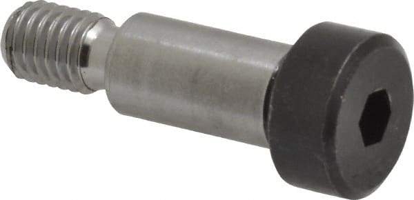 Holo-Krome - 10mm Shoulder Diam x 20mm Shoulder Length, M8x1.25 Metric Coarse, Hex Socket Shoulder Screw - 12.9 Alloy Steel, Uncoated, 6.78 to 7mm Head Height x 15.73 to 16mm Head Diam - Americas Industrial Supply