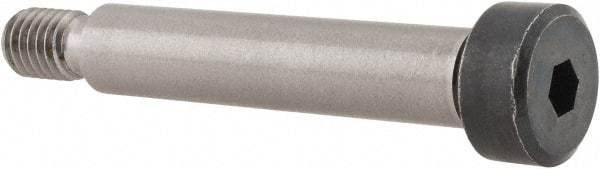 Holo-Krome - 10mm Shoulder Diam x 50mm Shoulder Length, M8x1.25 Metric Coarse, Hex Socket Shoulder Screw - 12.9 Alloy Steel, Uncoated, 6.78 to 7mm Head Height x 15.73 to 16mm Head Diam - Americas Industrial Supply
