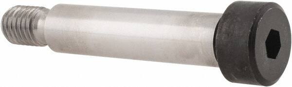 Holo-Krome - 12mm Shoulder Diam x 50mm Shoulder Length, M10x1.5 Metric Coarse, Hex Socket Shoulder Screw - 12.9 Alloy Steel, Uncoated, 8.78 to 90mm Head Height x 17.73 to 18mm Head Diam - Americas Industrial Supply