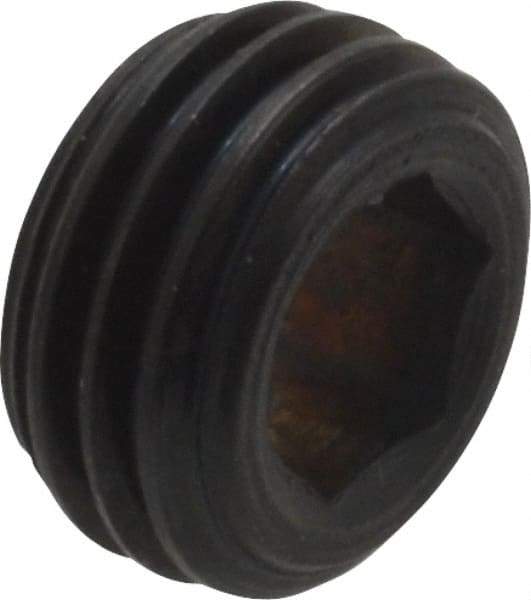 Holo-Krome - 7/16-20 UNF, 7/32" OAL, Socket Jam Screw - 7/32" Hex Key, Alloy Steel, Uncoated - Americas Industrial Supply
