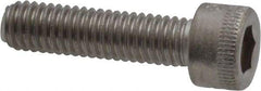 Holo-Krome - #10-32 UNF Hex Socket Drive, Socket Cap Screw - Grade 18-8 Stainless Steel, Uncoated, Fully Threaded, 3/4" Length Under Head - Americas Industrial Supply