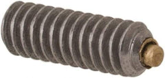 Made in USA - #2-56 UNC, 1/4" Length of Thread, Soft Tip Point Set Screw - Grade 18-8 Stainless Steel - Americas Industrial Supply