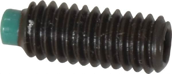 Made in USA - 5/16-18 UNC, 3/4" Length of Thread, Soft Tip Point Set Screw - Grade 8 Alloy Steel - Americas Industrial Supply