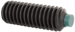 Made in USA - 3/8-16 UNC, 1" Length of Thread, Soft Tip Point Set Screw - Grade 8 Alloy Steel - Americas Industrial Supply