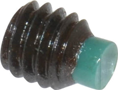 Made in USA - M4, 4mm Length of Thread, Soft Tip Point Set Screw - Grade 8 Alloy Steel - Americas Industrial Supply