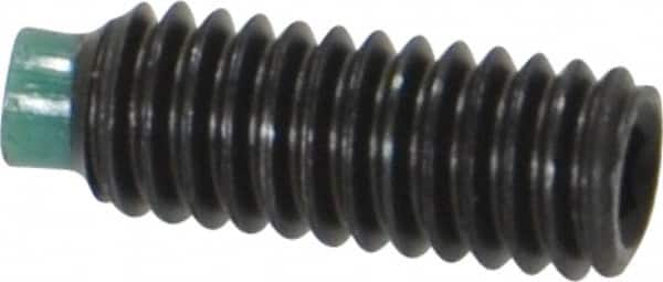 Made in USA - M4, 10mm Length of Thread, Soft Tip Point Set Screw - Grade 8 Alloy Steel - Americas Industrial Supply