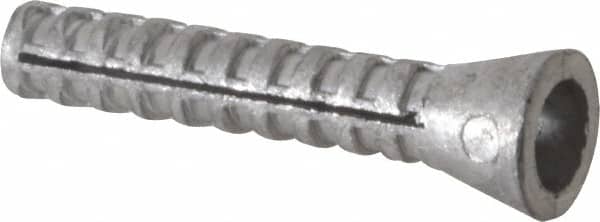 Value Collection - 1/4" Diam, 1/4" Drill, 1-1/2" OAL, 1" Min Embedment Plug Concrete Anchor - Lead Alloy - Americas Industrial Supply