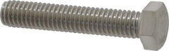 Value Collection - 3/8-16 UNC, 2" Length Under Head Hex Head Cap Screw - Fully Threaded, Grade 18-8 Stainless Steel, 9/16" Hex - Americas Industrial Supply