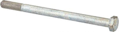Made in USA - 5/16-24 UNF, 4-1/2" Length Under Head Hex Head Cap Screw - Partially Threaded, Grade 5 Steel, Zinc-Plated Finish, 7/16" Hex - Americas Industrial Supply