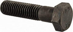 Value Collection - M12x1.75mm Metric Coarse, 50mm Length Under Head Hex Head Cap Screw - Partially Threaded, Grade 10.9 Steel, Black Oxide Finish, 19mm Hex - Americas Industrial Supply