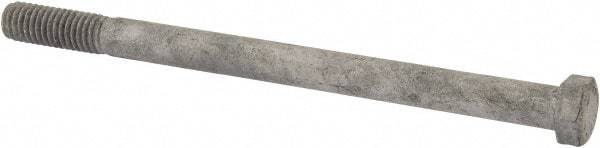 Value Collection - 3/8-16 Thread, 5-1/2" Length Under Head, Steel Hex Head Bolt - Hot Dipped Galvanized Coated, UNC Thread, ASTM A307, Grade 2 - Americas Industrial Supply
