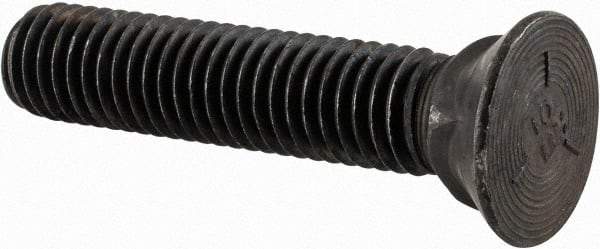 Value Collection - 1/2-13 UNC, 2-1/2" OAL, Steel Plow Bolt - Uncoated, Grade 5 - Americas Industrial Supply