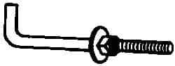 Value Collection - 5/8-11, 18" OAL Bent Anchor Bolt - Grade 2 Steel - Americas Industrial Supply