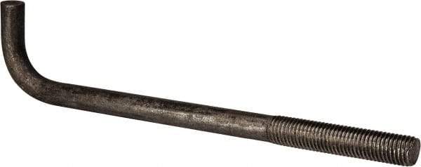 Value Collection - 3/4-10, 12" OAL Bent Anchor Bolt - Grade 2 Steel - Americas Industrial Supply