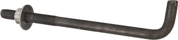 Value Collection - 1-8, 18" OAL Bent Anchor Bolt - Grade 2 Steel - Americas Industrial Supply